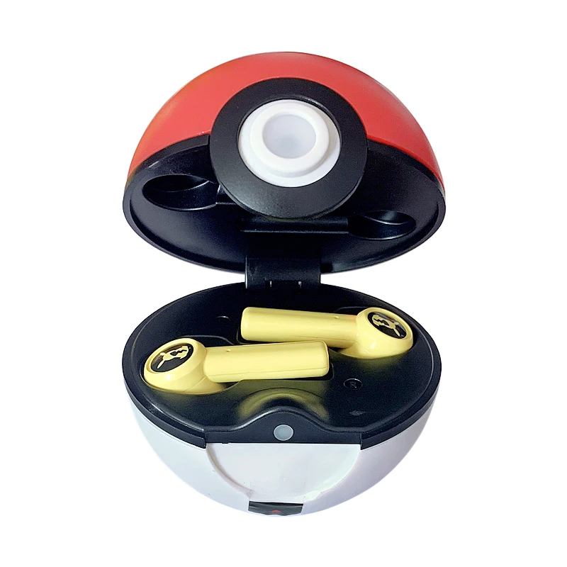 Играчки с фигурки на pokemon, слушалки Пикачу, Безжични Bluetooth 5.0, спортни слушалките с шумопотискане, сензорно управление, HIFI качество на звука