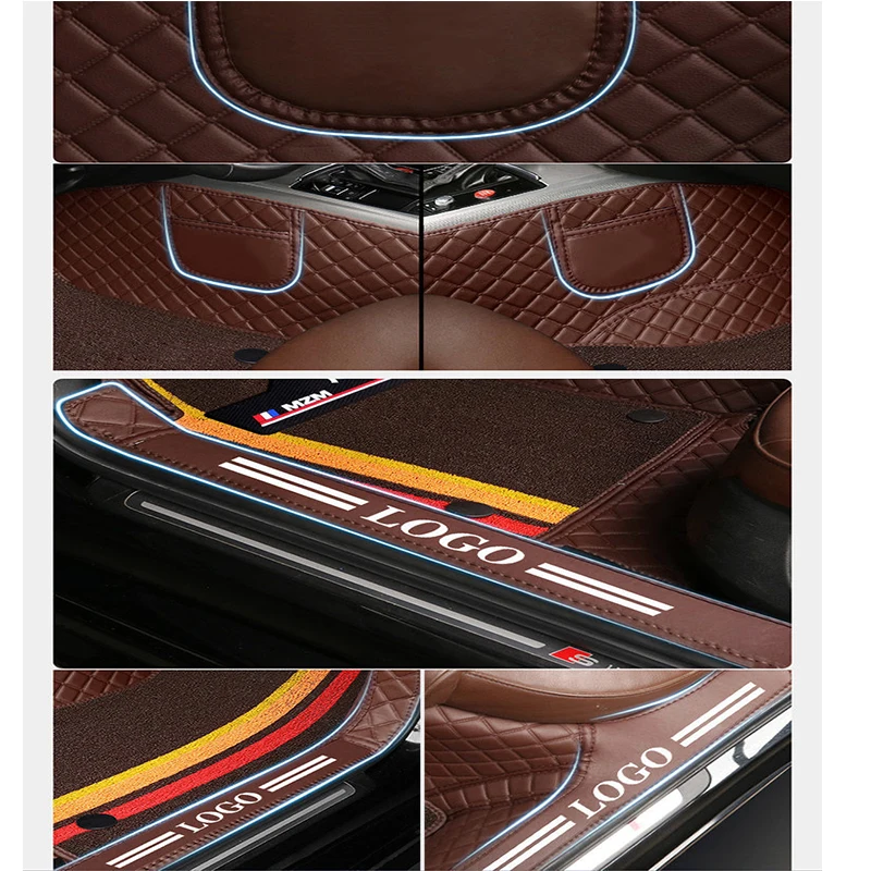 Автомобилни Постелки за краката, Килими По Поръчка, Аксесоари за декориране на интериора, Автомобилни Стелки за Peugeot 508L 2019 2020 508L