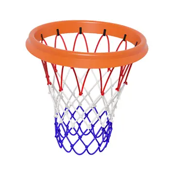 Окото баскетболна пръстен, устойчив на атмосферни влияния, удебелена Скелетна мрежа за баскетболни състезания, игри на закрито и на открито за деца и възрастни