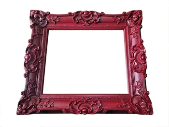 Пластмасов модел от червено дърво, рамка за огледало, рамка за декорация на стени