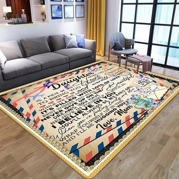 Скандинавски килим с 3D-принтом 