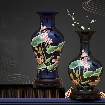 Китайската Керамична Ваза Настолни Фигурки Изделия Украса на масата за дома Хола Офис, Магазин, Аксесоари, Декорации на Изкуството