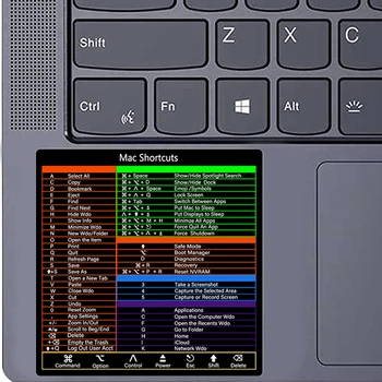 Стикер с комбинация от клавиши за Mac OS на 2023-2008 години (13-16 инча)