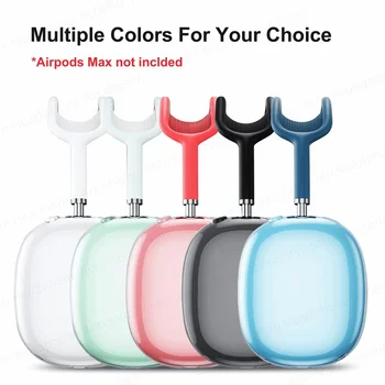 Защитен калъф за Airpods Max със защита от надраскване, устойчив на удари калъф, монофонични калъф за слушалки за Air шушулките Max, аксесоари за слушалки