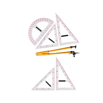 Инструмент за измерване на геометрията с подвижна дръжка, компас, точност, изготвяне на черната дъска, Draughting за учители