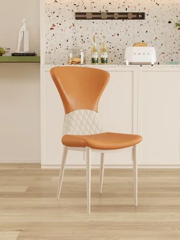 Трапезария стол XK Modern Net Red, Домашно лесно луксозно кресло за грим, творческа чаено стол