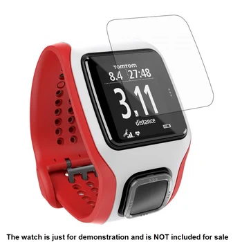 3x Прозрачно защитно фолио за LCD екрана Guard Cover Film Skin за TomTom Runner Sports Cardio (1-ва версия) Аксесоари за умни часовници с GPS
