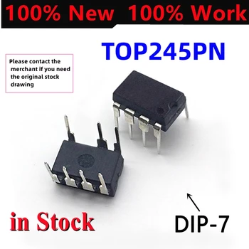 1-20 парчета 100% Оригинален TOP245PN DIP-7 TOP245 DIP7 245PN оптрон 245 DIP СОП Нов микросхемный чип в наличност