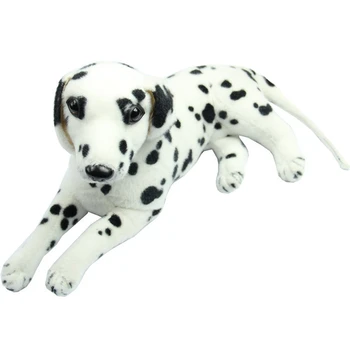 Нови сладки плюшени играчки Далматинцы имитация на куче Плюшевое животно подарък [играчки]