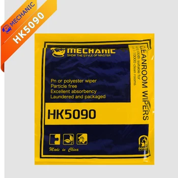Беспыльная Плат MECHANIC HK5090 4 инча 10 *10 см, 100 бр./опаковане. Кърпа от Микрофибър, Непыльная Кърпа за почистване на екрана на мобилен телефон, обектива на камерата