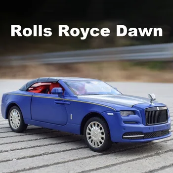 1/32 Rolls Royce Dawn Играчка модел легкосплавного колата Имитация на Метален звук и светлина Сгъваеми модели на Играчки, Колекция от декорации за детски подаръци