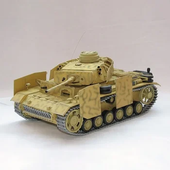 Мащабът е 1: 25, Втората световна война, Германия, Модел резервоар M, направи си сам, 3D Хартиена картичка, строителни комплекти, обучение на военни модели играчки