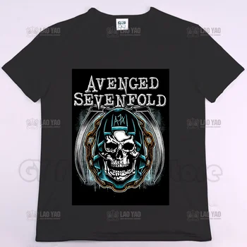 Лятна мъжки дрехи Avenged Sevenfold Heavy Metal Skull с къс ръкав Pro Choice Harajuku, тениска оверсайз