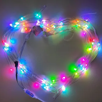 5/10 М DC5V/12V 2811 2812 Pixel RGB LED String Kit Адресуемый Индивидуално Страхотна Светлина за Сватбеното Парти Коледен Декор Light