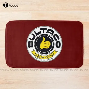 Подложка за баня с логото на Bultaco, забавни изтривалки за баня