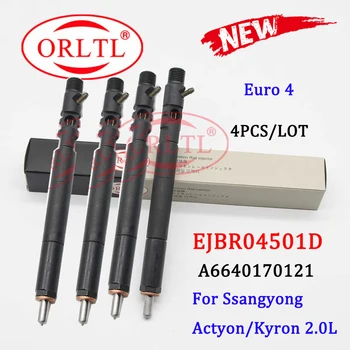 Открийте един пулверизатор Euro 4 EJBR04501D Common Rail Injector A6640170121 За ssangyong Delphi един пулверизатор 4501D се Използва За Ssangyong Actyon /Kyron