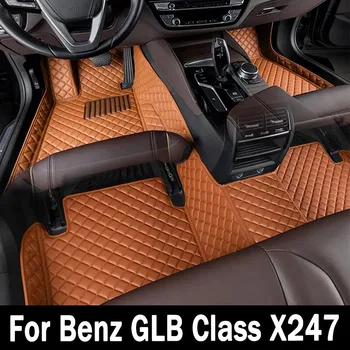 Автомобилни Стелки За Mercedes Benz GLB Class X247 Five Seats 2019 2020 2021 2022 Потребителски Автоматично Накладки За Краката Аксесоари За Килими
