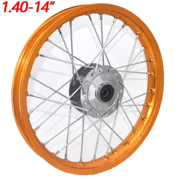 1.40-14-инчов отпред алуминиеви Джанти Brake A Style Disc Plate Джанти Главината За Китайския Dirt Pit Bike CRF50 APOLLO 110 Kayo