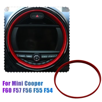 8,8-Инчов червена централна конзола, арматурното табло, Навигационна дисплей, Панел, Декоративни пръстен за Mini Cooper F60 F57 F56 F55 F54