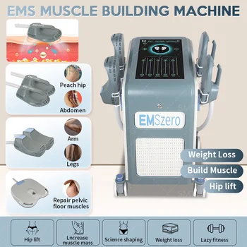 2024 EMSzero Нео 6500W Електромагнитно обзавеждане за изгаряне на мазнини HIEMT за отслабване, 15 Тесла, машина за тренировка и изграждане на мускулите за тяло