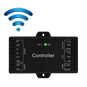 Контролер Wi-Fi SASHA, Однодверный дистанционно управление, контролен Панел за достъп, 12, 26-44 бита вход, 1000 потребители