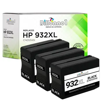3pk за HP 932XL 932 XL Висококачествени черни мастила за Officejet серия 6100 6600 6700