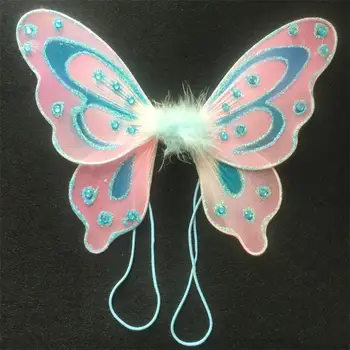 Детски костюм принцеса-пеперуди с криле на феи за момичетата, облекло за парти по случай рожден ден, подаръци, Сватба празничен декор, Великден