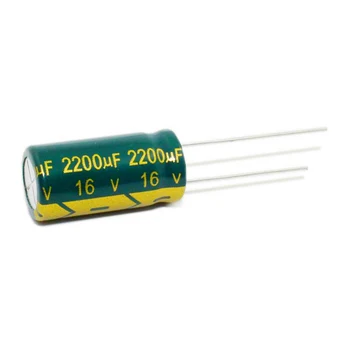 10шт - 2200 ICF 16 10*20 Ниско съпротивление esr/Импеданс висока честота на алуминиеви електролитни кондензатори с размери 10*20 Mm 16 2200 ICF 20%