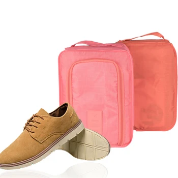 Найлонов преносим органайзер за обувки - удобна и организиран калъф за съхранение, спестяващ място на открито, стилна пътна чанта