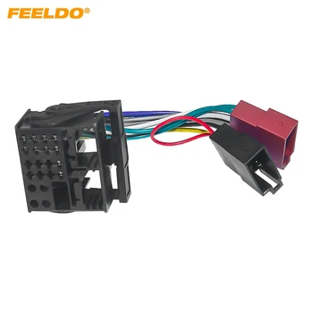 Автомобилно радио FEELDO Аудио Адаптер окабеляването на ISO за Volkswagen Stereo Auto ISO главоболие устройство жилен кабел