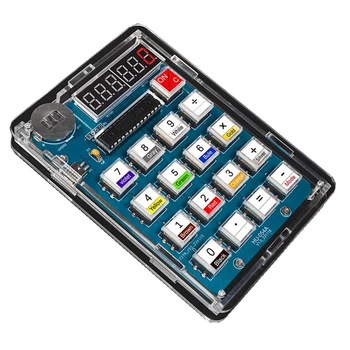 Калкулатор САМ Kit Abs 51 микроконтролер домашно цифрови клиенти калкулатор електронен Учебен комплект за заваряване на печатни платки