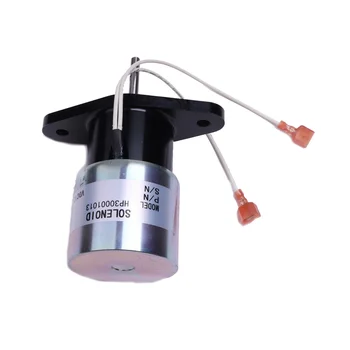 0250-12A2UC11S3 Електромагнитен клапан на багер за електрически части Електромагнитен клапан за прекъсване на подаване на гориво 24V