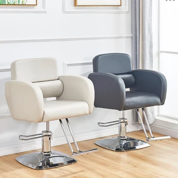 Въртящо коса стол Съвременната Простота и Регулируема Облегалка за стилист, стол за татуировка, шезлонг за коса, мебели Sillas HD50LF