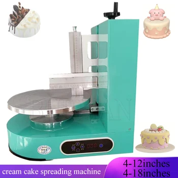 Автоматично разпръскване на сметана за украса, машина за изглаждане, Електрическа машина за нанасяне на крема върху хляб на торти