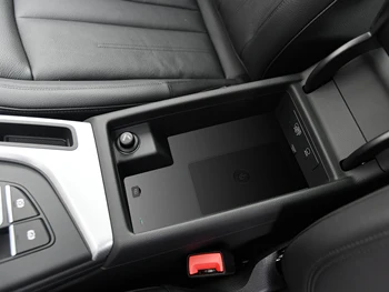 Автомобилното Безжично Зарядно Устройство Qi За iPhone Samsung S9 S10 за Audi A4L 2018-2019 Audi A4 2017-2019 Audi A5 A6 A7 Бързо Притежателя на Телефона