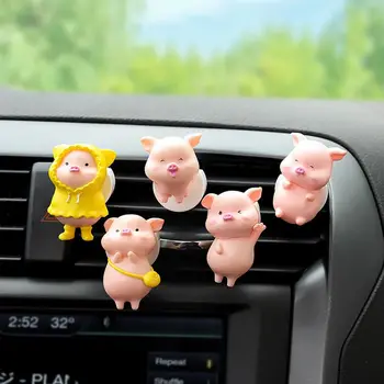 Сладко прасенце, авто освежители за въздух украса контакт климатик автоаксесоари скоба за ароматерапия вътрешността на колата скоба за парфюми