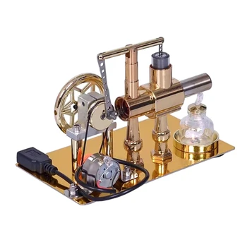 Метален модел на двигателя на Стърлинг Физически научен експеримент Модел на двигателя на Стърлинг